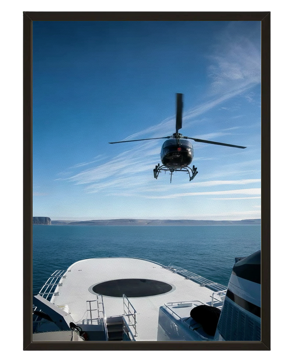 Helico Azur avec cadre