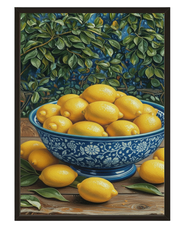 Coupe De Citrons avec cadre