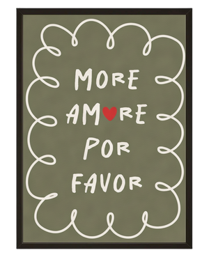 More Amore Vert avec cadre