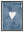 Le Coeur Blanc avec cadre