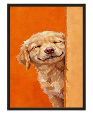 Sourire Dore avec cadre