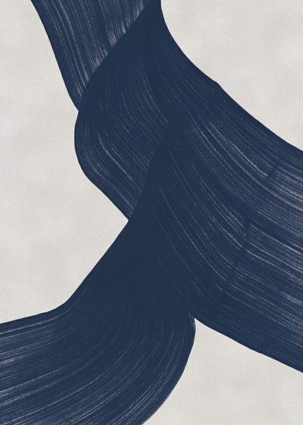 Abstrait Bleu sans cadre