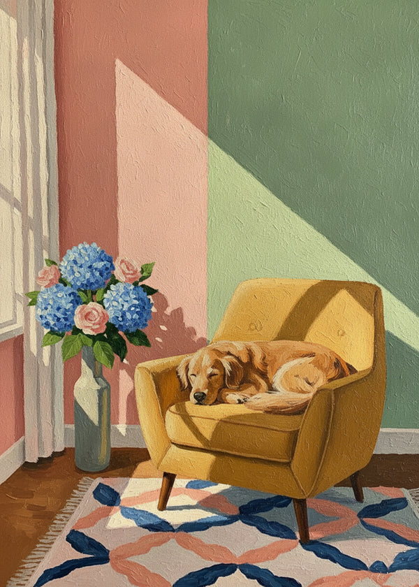 Le Chien Sommeil sans cadre
