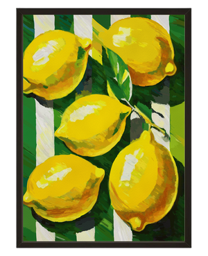Citrons Rayes avec cadre