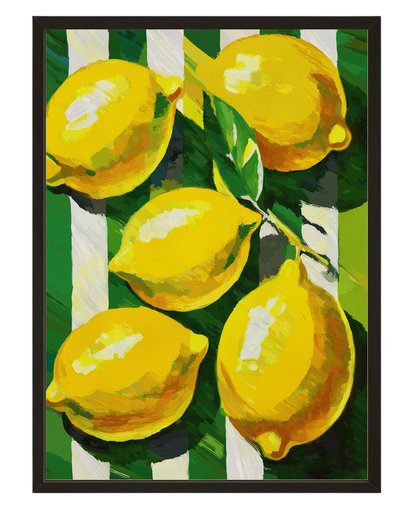Citrons Rayes avec cadre