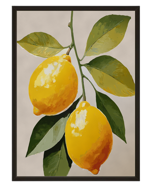 Branche De Citronnier avec cadre
