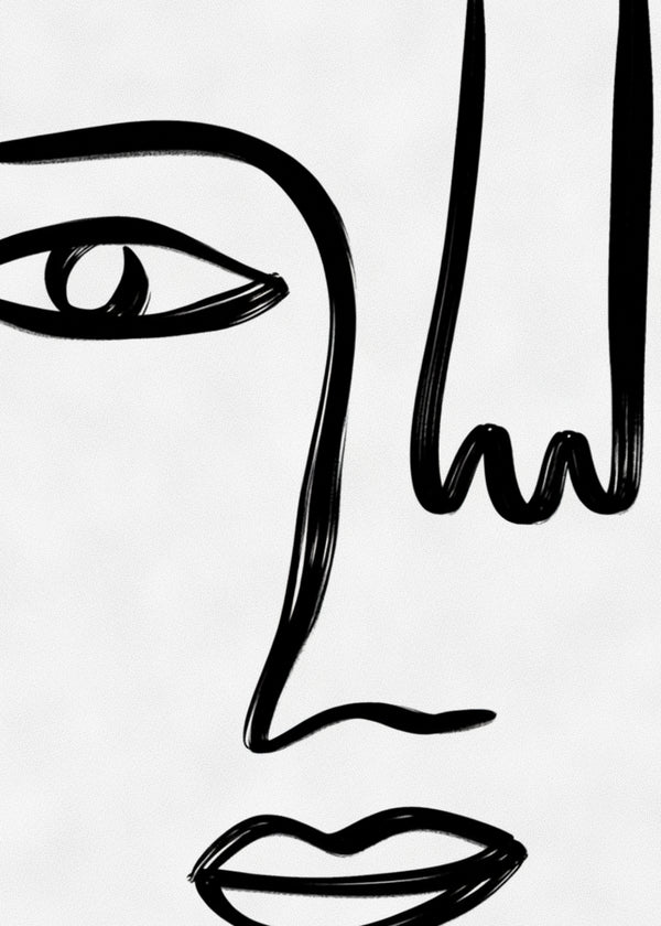 Le Visage Noir sans cadre