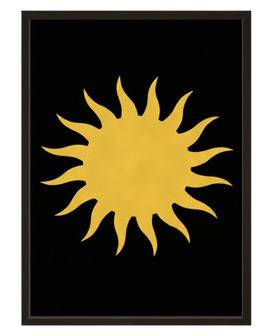 Soleil Noir avec cadre