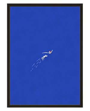 Grand Bleu avec cadre