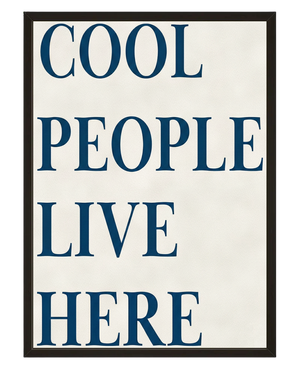 Cool People avec cadre