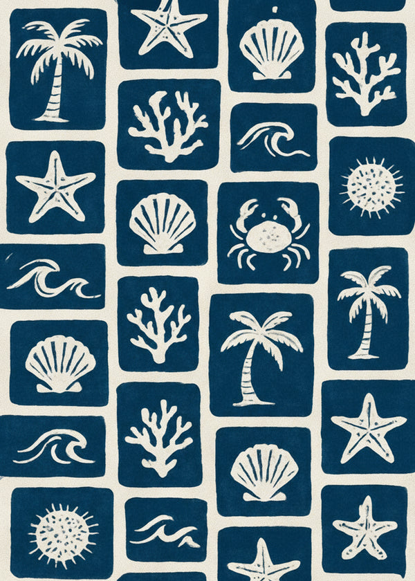 Mosaique Marine sans cadre