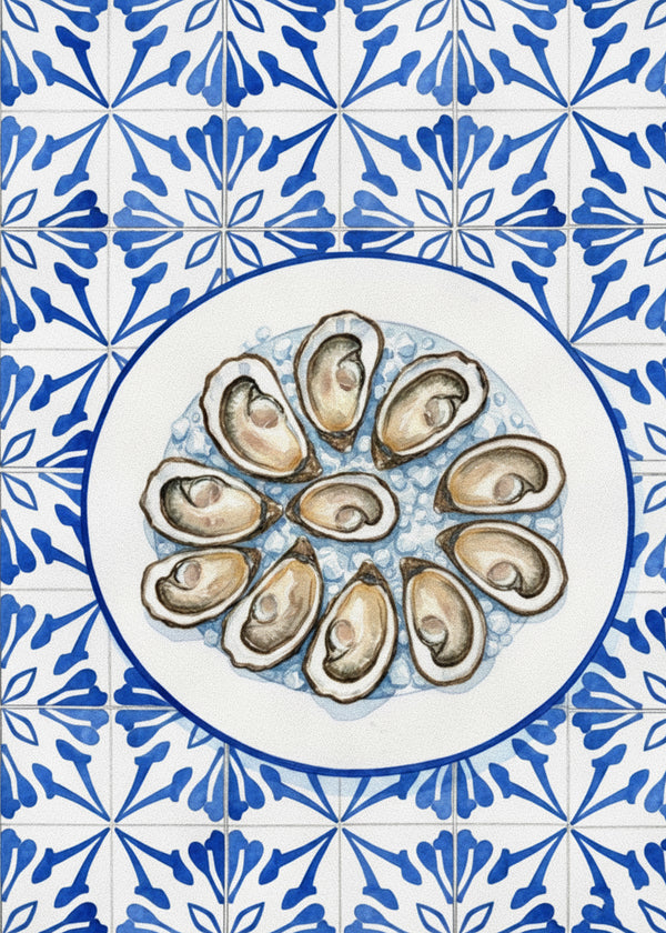 Huitres Azulejos sans cadre