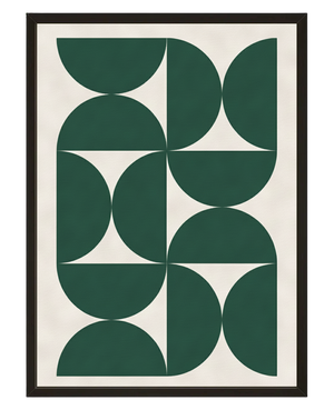 Composition Emeraude avec cadre