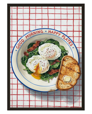 Happy Breakfast avec cadre