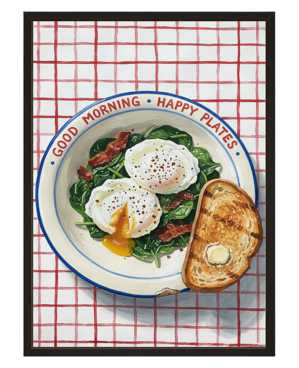 Happy Breakfast avec cadre
