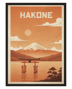 Torii Hakone avec cadre