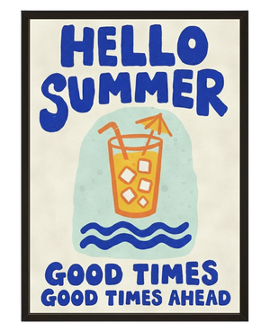 Hello Summer avec cadre