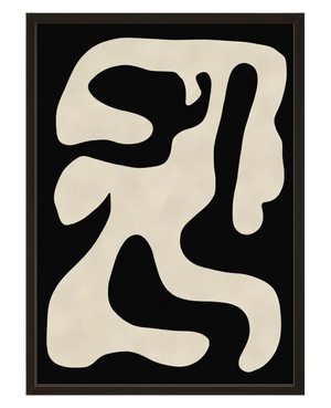 Abstrait Noir avec cadre