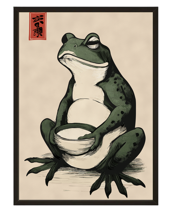 Le Crapaud avec cadre
