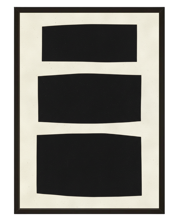 Les Rectangles Noirs avec cadre