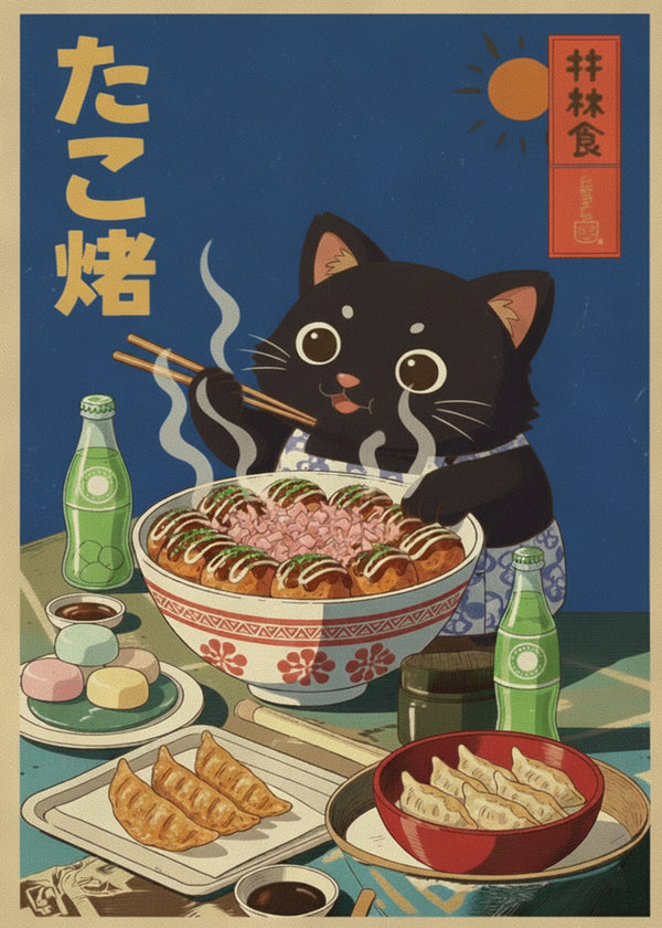 Chat Au Japon sans cadre