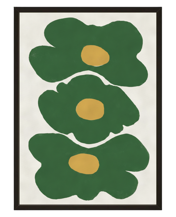 Fleurs Organiques avec cadre