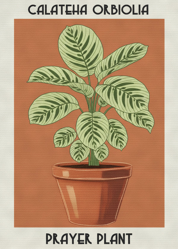 Calathea Orbifolia sans cadre