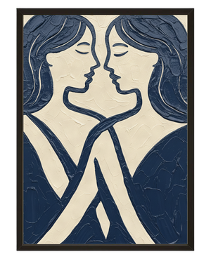 Les Deux Femmes avec cadre