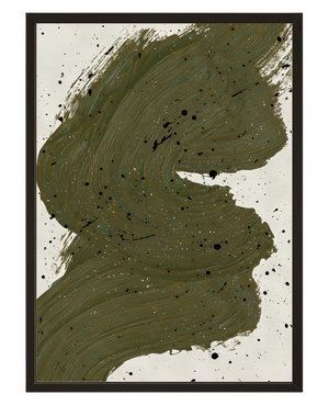 Abstrait Vert avec cadre