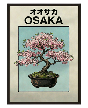 Bonsai Osaka avec cadre