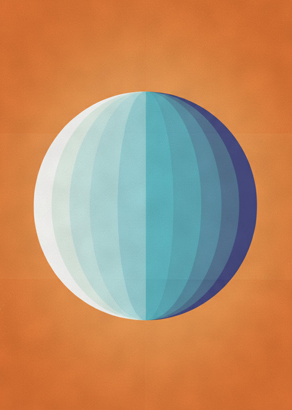 Globe Pastel sans cadre