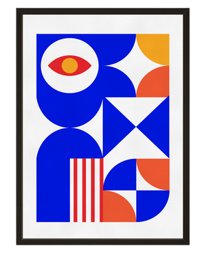 Composition Azur avec cadre