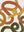 Courbures Terracotta sans cadre