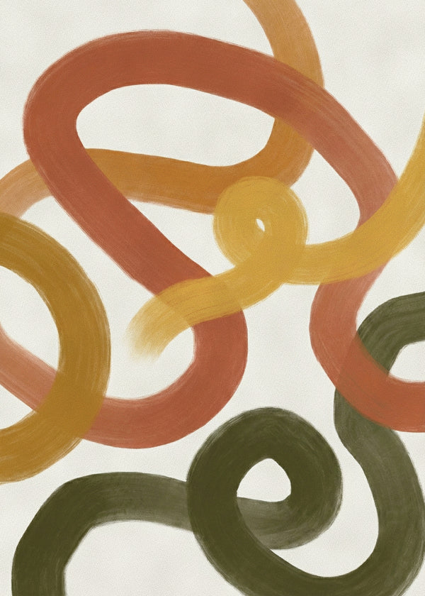 Courbures Terracotta sans cadre