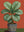 Feuillage Calathea sans cadre