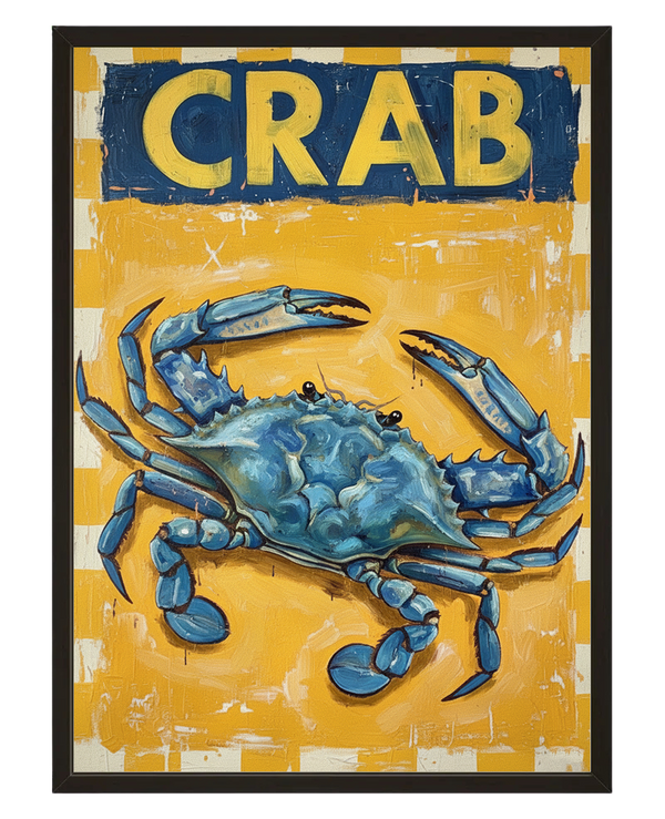 Crab Market avec cadre