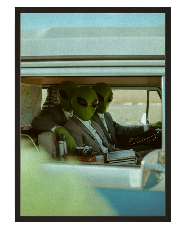 Passagers Aliens avec cadre