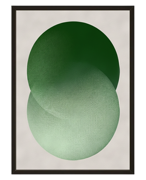 Sphere Emeraude avec cadre