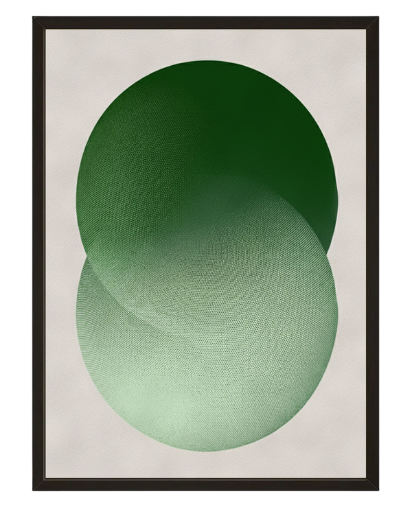 Sphere Emeraude avec cadre