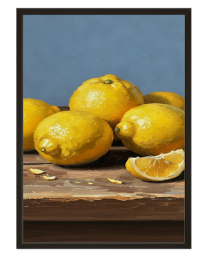 Citrons De Sicile avec cadre