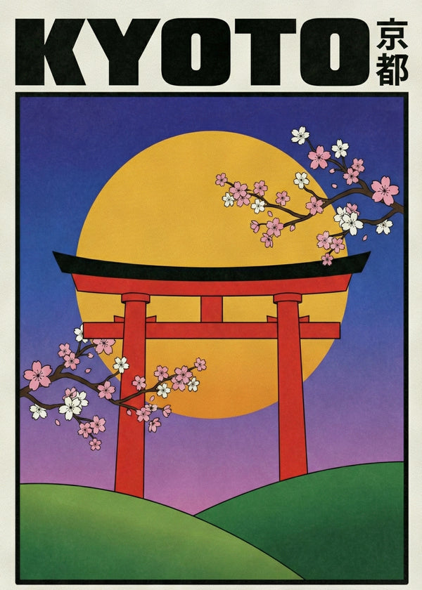 Temple Kyoto sans cadre
