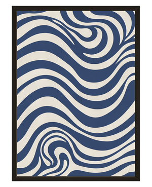 Les Vagues avec cadre