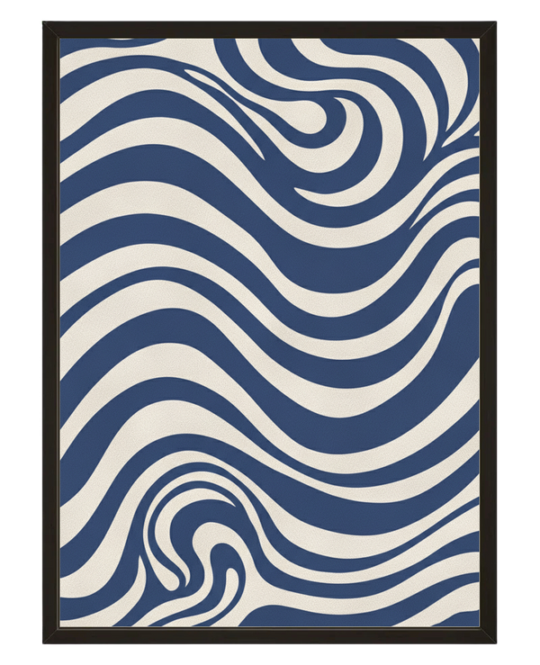 Les Vagues avec cadre