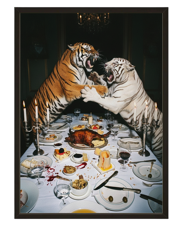 Diner Sauvage avec cadre
