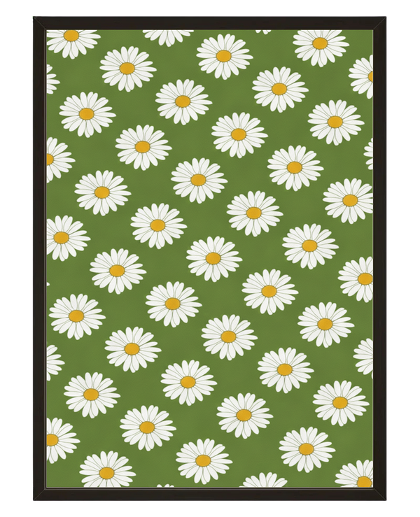 Les Marguerites avec cadre