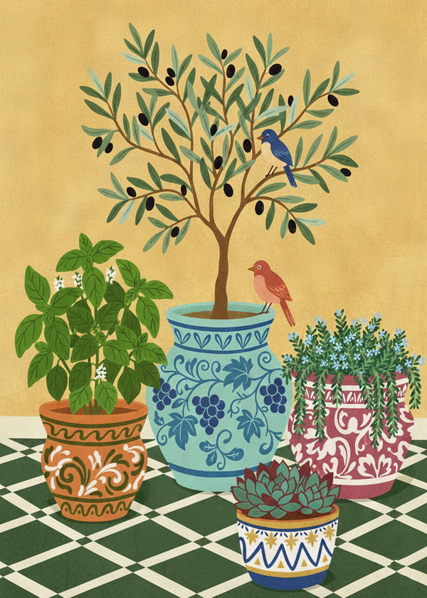 Arbre Oiseaux sans cadre