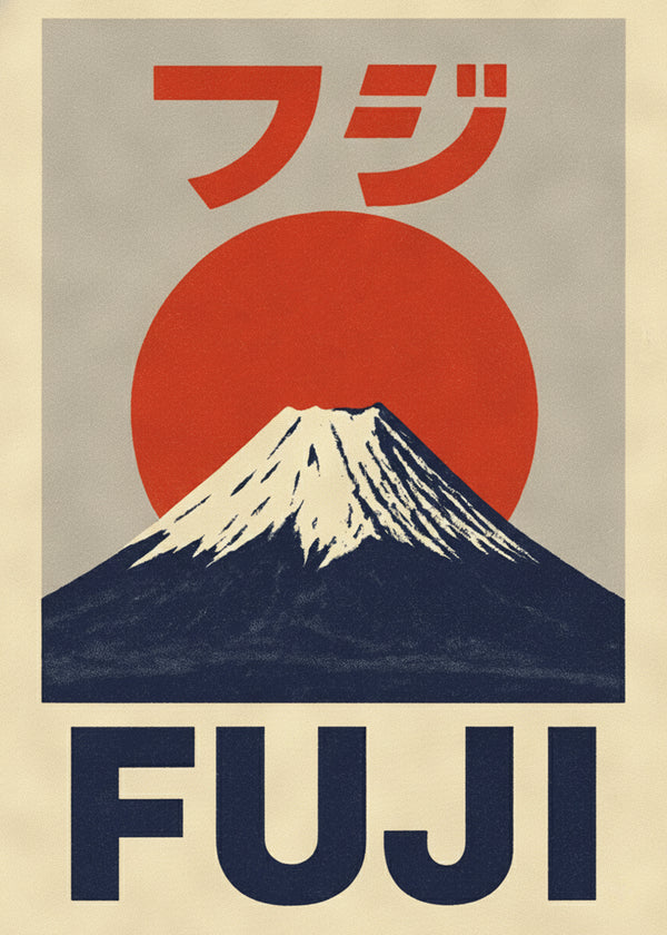 Sunset Fuji sans cadre