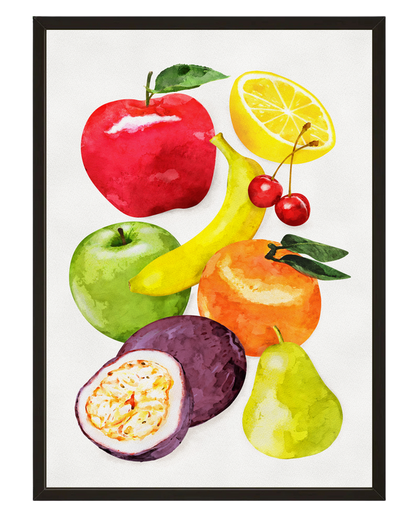 Corbeille Tutti Frutti avec cadre