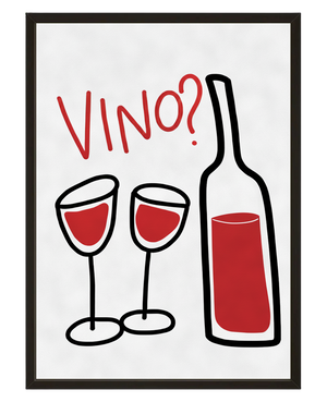 Vino avec cadre
