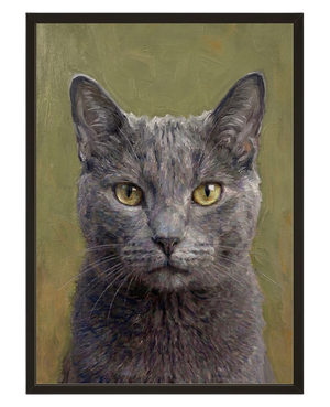 Majeste Feline avec cadre